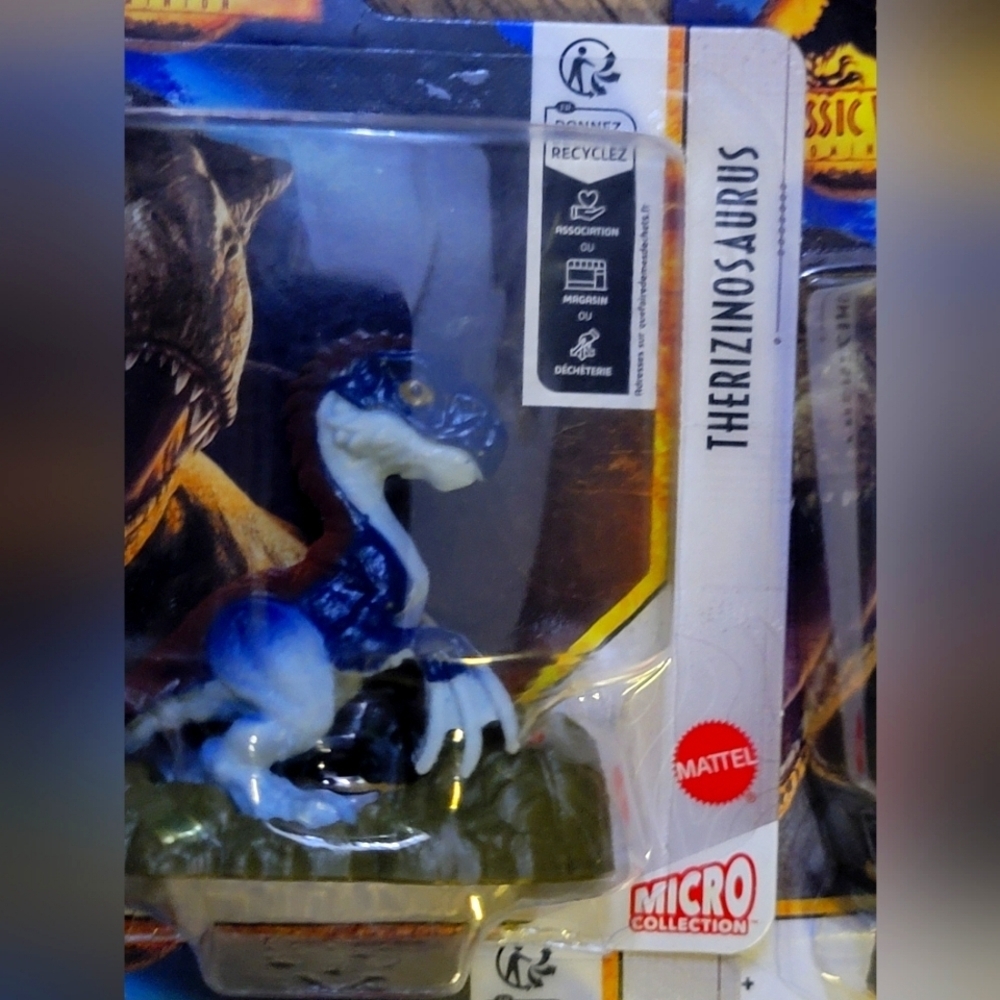 MATTEL Micro Collection JURASSIC WORLD Dominion Dinosaurs complete set - Picture 7 of 8